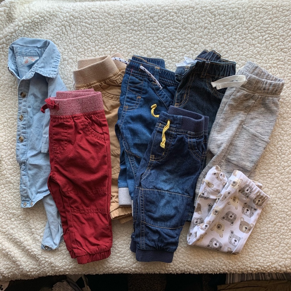 Baby boy pants lot 3-6 months